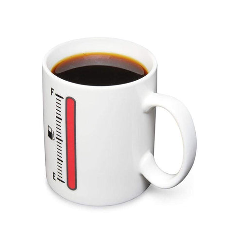 AussieSuperStore Homeware Supplies Creative Coffee Novelty Fuel Tank Mug Coffee Novelty Fuel Tank Mug | Heat Sensitive Tankup Ceramic Cup CBKA10577